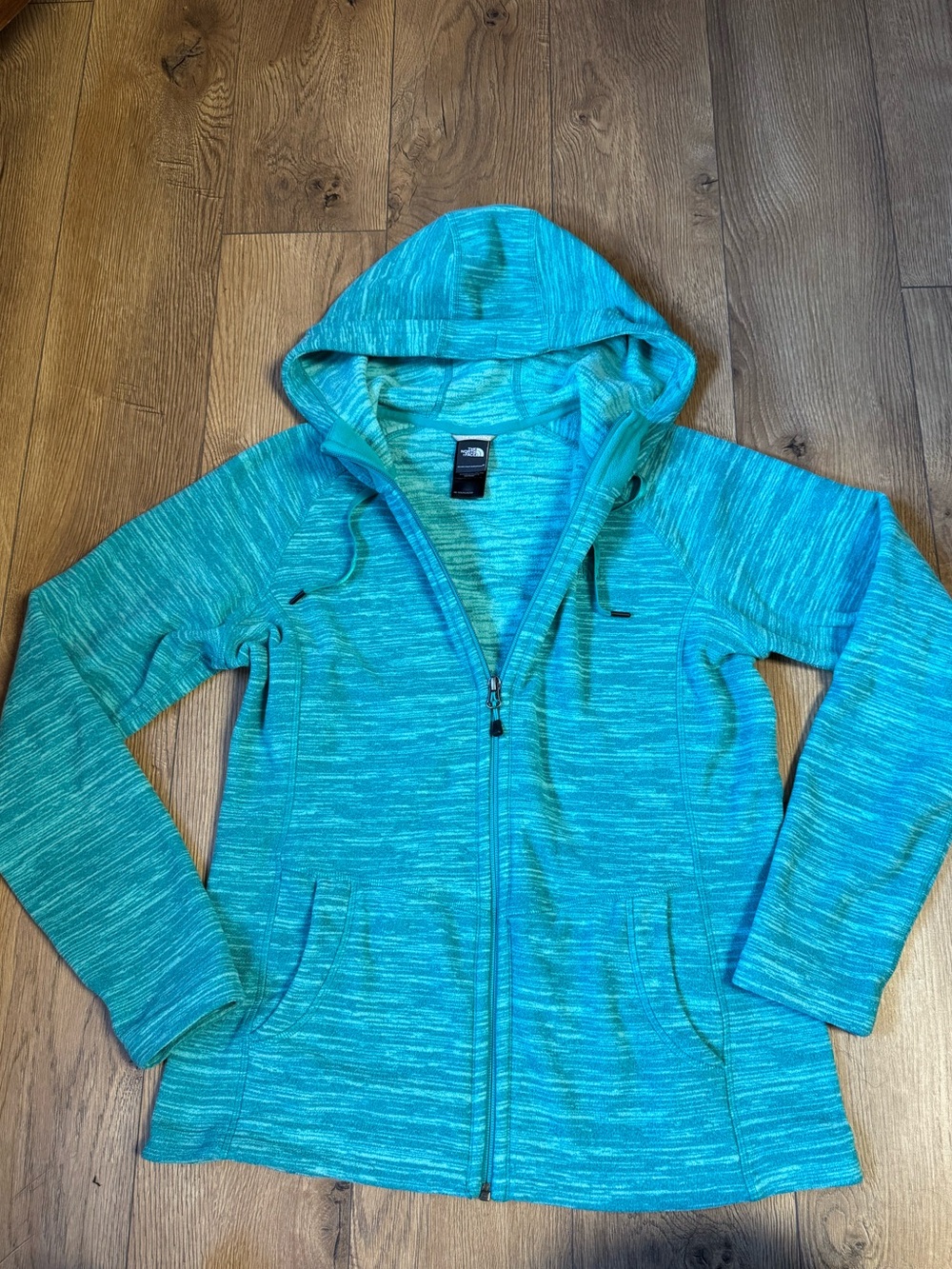 The North Face Women’s Teal Hooded Zip-Up Jacket